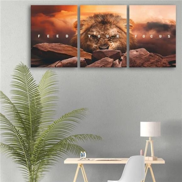 Inspirational Quotes Poster Framed Wall Art Motivational Canvas Painting Print - Picture 3 of 8